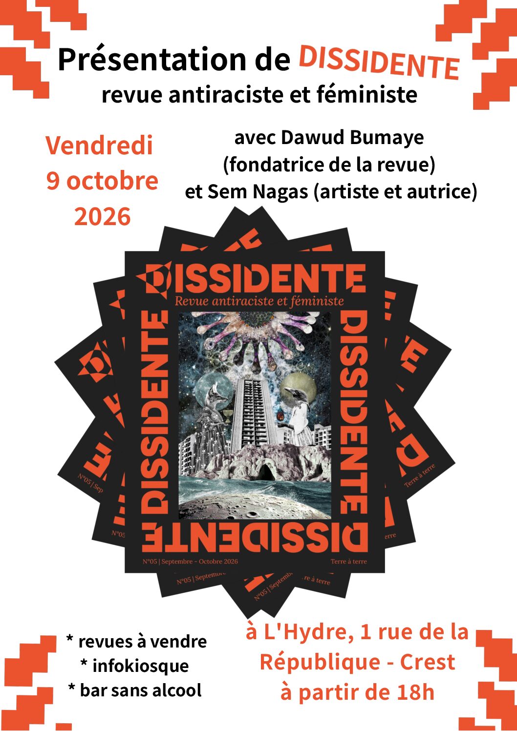 Présentation de la revue DISSIDENTE avec Dawud Bumaye